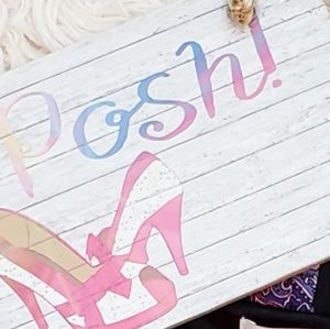 So Posh Wood Sign, Posh Photo Prop For Layouts